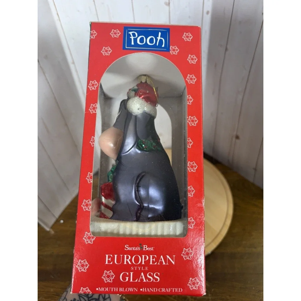 Santa's Best Disney‎ Winnie the Pooh Eeyore  European Blown Glass Ornament Large